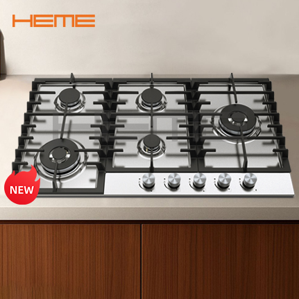 HEME Built-in Stainless Steel Gas Hob  6 Burners 90cm 36 inch Gas Cooktops